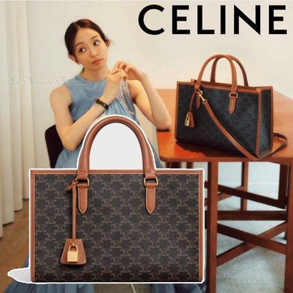 CLASSY掲載★【CELINE】ミニ ホリゾンタルカバ トリオンフバッグ